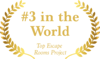 Winner #3 in the World, Top Escape Rooms Project Enthusiasts Choice Awards 2018/2019/2020